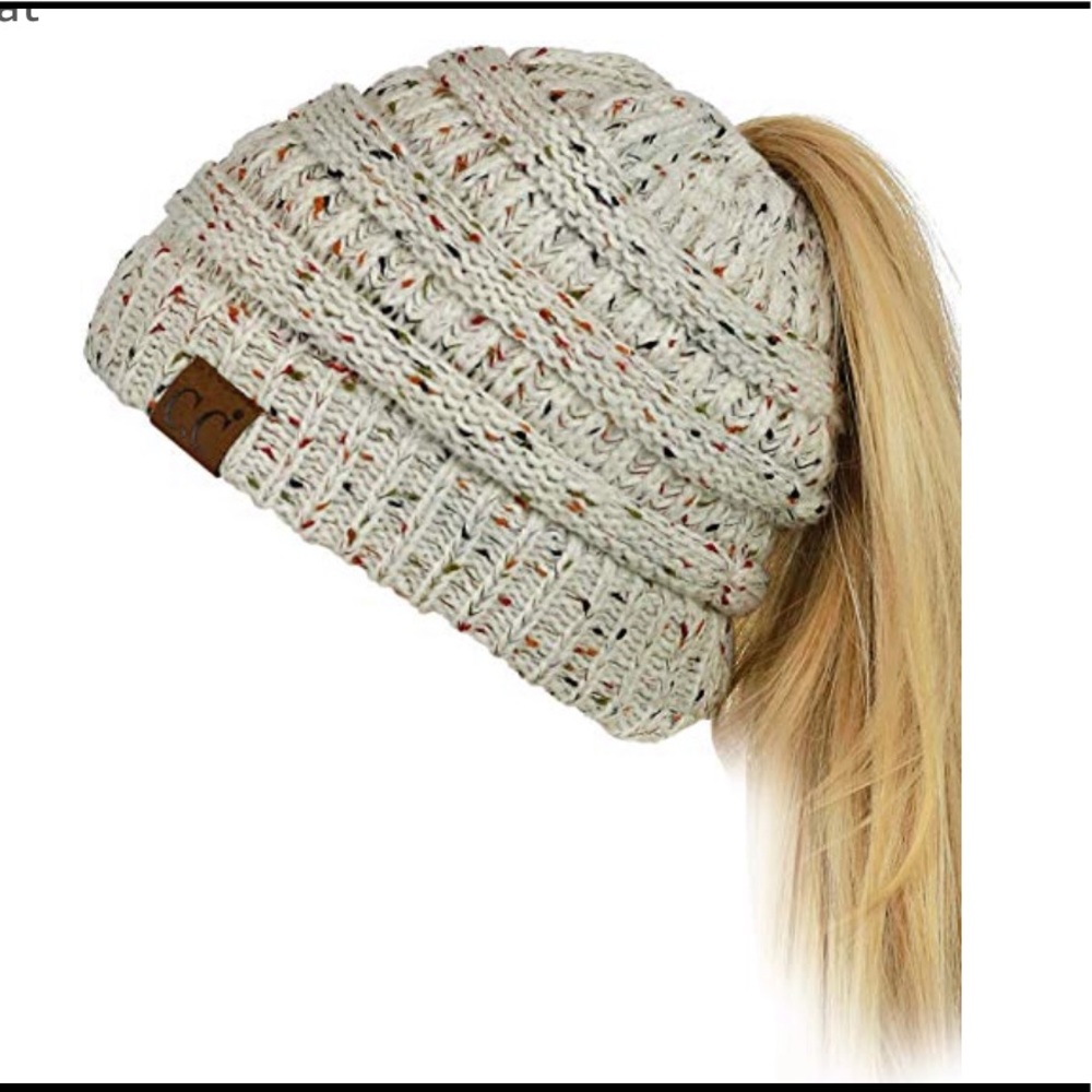 CC ponytail Beanie